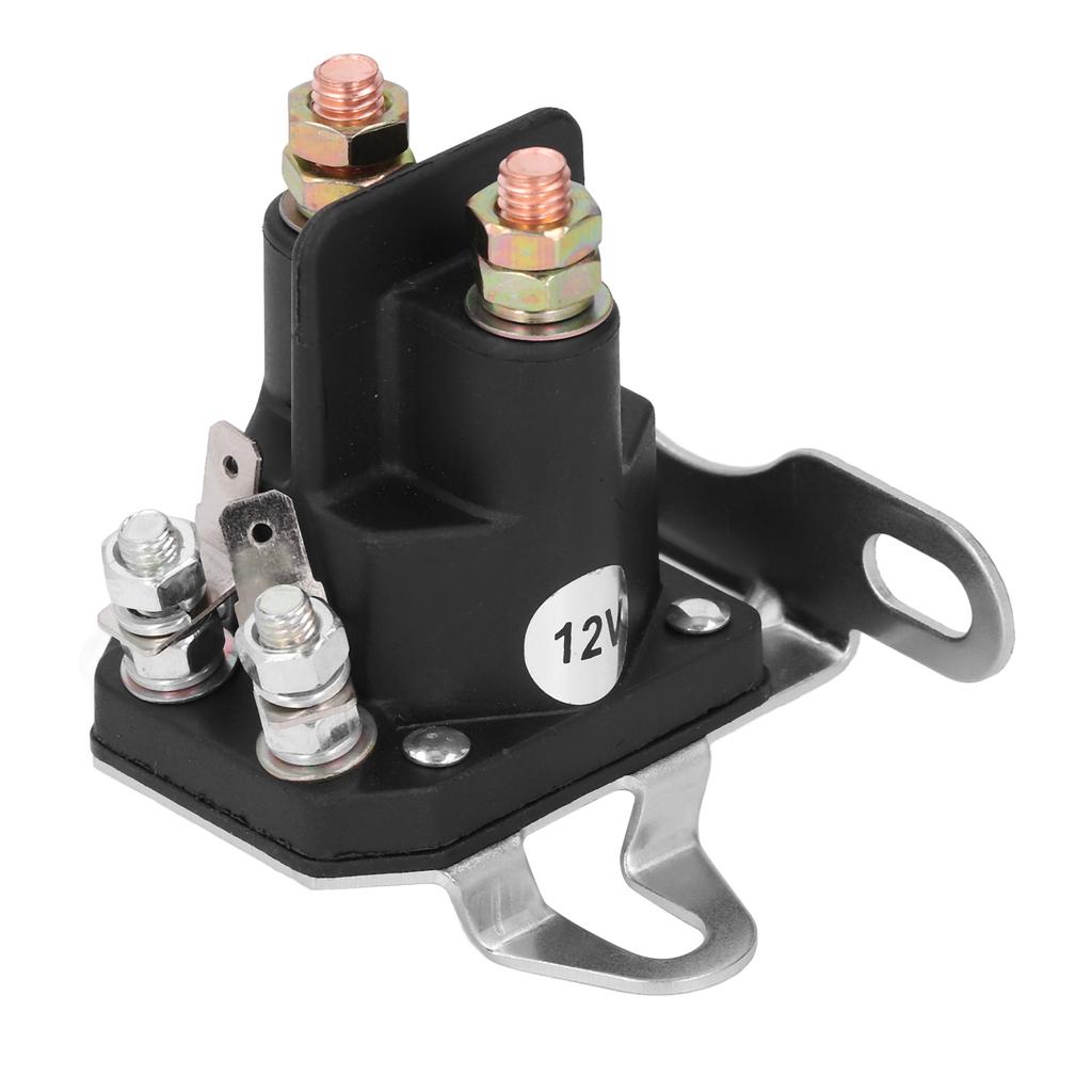 Kleines Anlasserrelais Elektromagnetisches Relais Magnetschalter für Rasenmäher ATV Schneemobil Garten