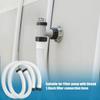 1.5in Diameter 59in Long Accessory Pool Pump Replacement Hose Filter Pump Hose Includes 1 Hose Adapter