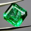Natural Green Emerald Loose Gemstone 9 Ct Square Cut for Jewelry Making and Gem Collections