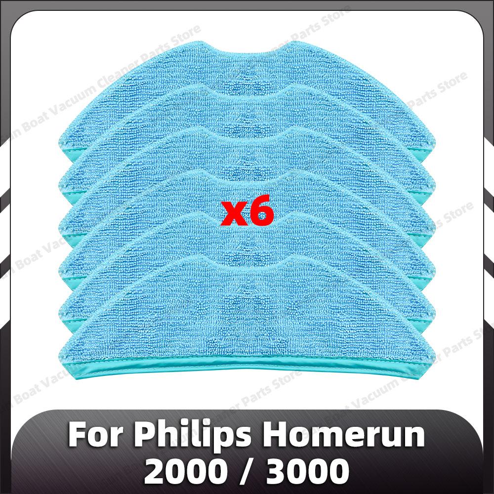 

Compatible for Philips Homerun 2000 / 3000 Replacement Main Side Brush HEPA Filter Mop Pad Spare Parts Accessories