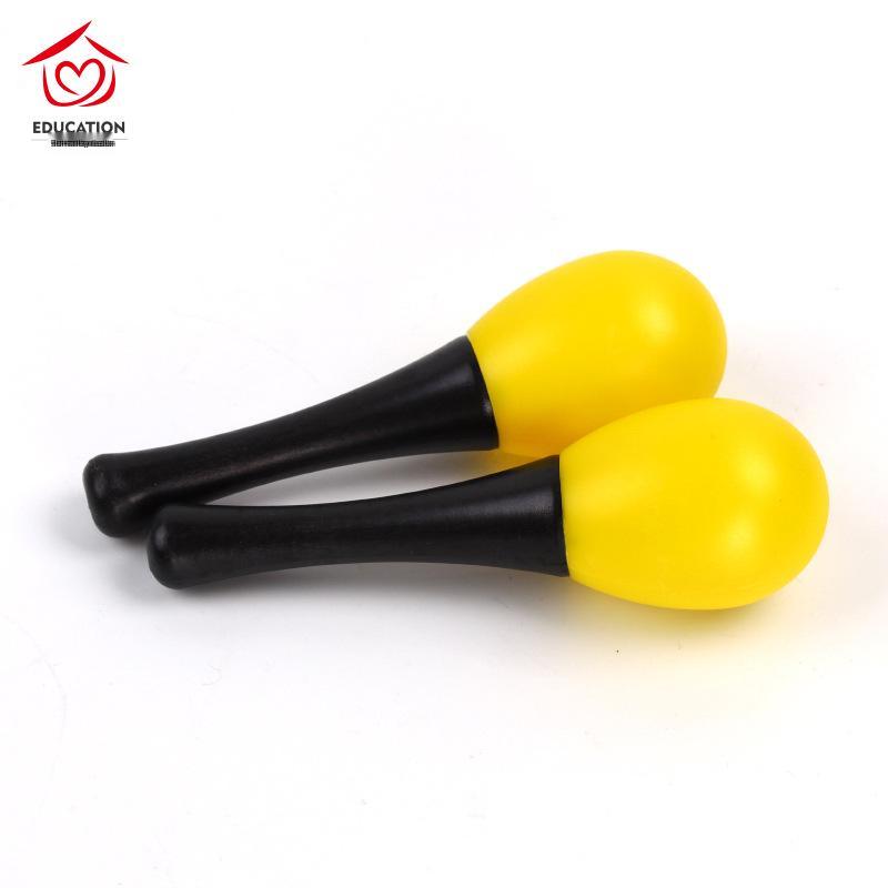 Kindergarten Orff Instruments: Plastic Maracas & Sand Eggs for Children's Visual and Auditory Tracking Training