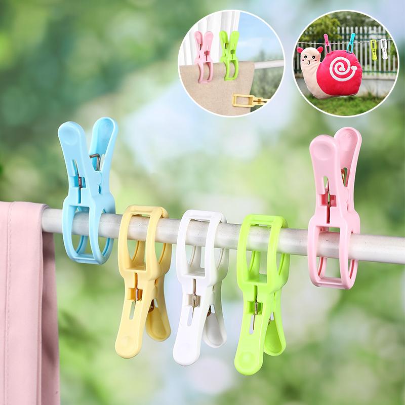 5 Pezzi Picchetti di Plastica per Trapunte Fermagli per Asciugamani da Spiaggia Mollette per Bucato Morsetti Clip per Appendere in Casa Mollette Organizzazione per Bagno