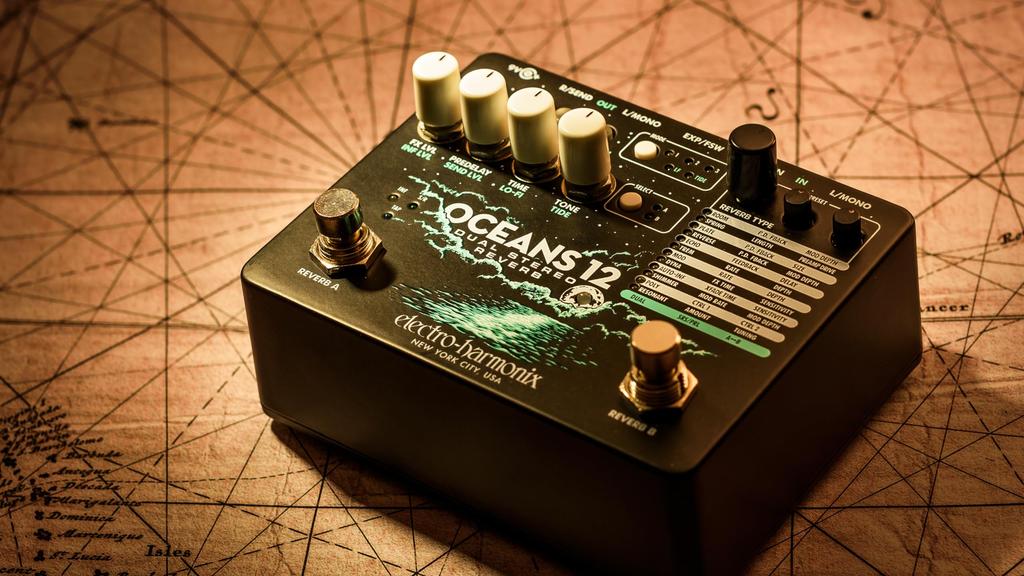 12 Dual Stereo Reverb Reverb electro-harmonix/OCEANS Electro-harmonix