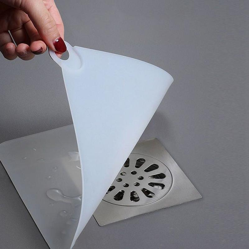 Thick Silicone Floor Drain Deodorant Cover Bathroom Deodorant Insect-Proof Seal Household Sewer Pipe Sink Anti-Smell Floor Cover