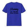 Womens Glammy T Shirt Like A Mom Only Without The Rules vintage Washed graphic Soft Comfortable streetwear designer clothes