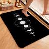 Satanic Black Goat Ritual Rectangular Rug Soundproof Noisereducing Carpet For Living Room Hallway Balcony Home Party Decor Halloween Gift