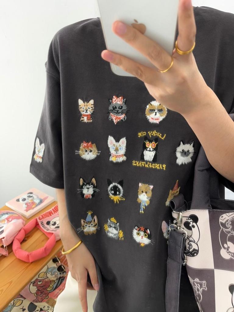 Kreativní tričko pro ženy Letní krátký rukáv Pár Nosit Top Letní trička