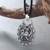 Kinitial Vintage Animal Lion Pendants & Necklaces Viking Friendship Long Necklaces Punk Style Gifts for Mens Jewelry Collier
