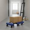Foldable Transport Cart Thickened Iron Frame Rolling Hand Truck Multipurpose