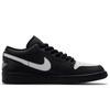 Jordan Air Jordan 1 Back To Future Low Top Vintage Basketball Shoes Unisex Black White 553558-043(Team990-)