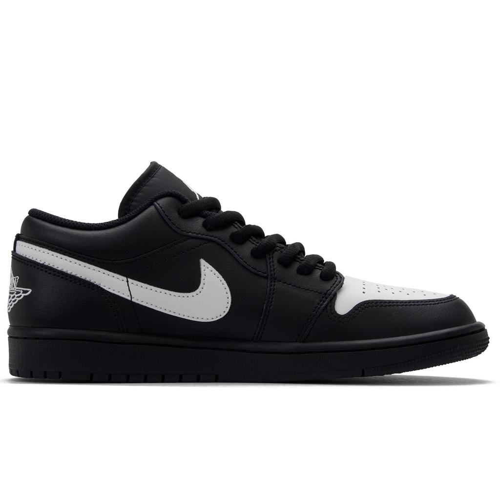 Jordan Air Jordan 1 Back To Future Low Top Vintage Basketball Shoes Unisex Black White 553558-043(Team990-)