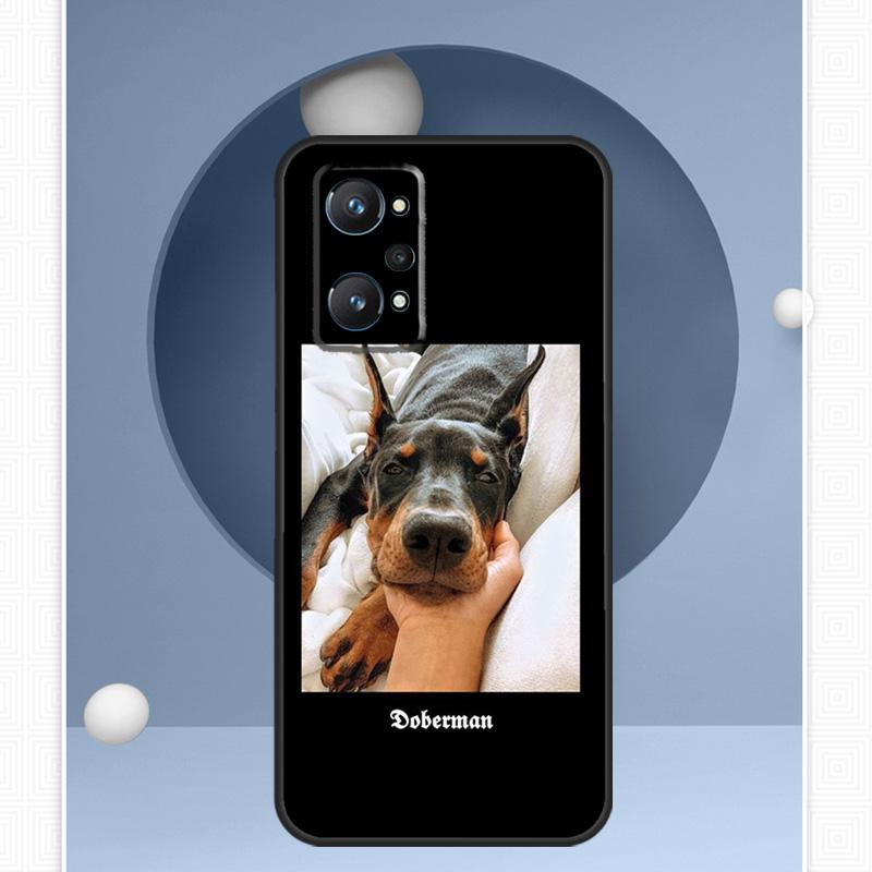 Doberman dog For Realme C55 C33 C30 C21Y 10 Pro Plus GT Neo 5 3 3T Case For OnePlus 11 10 Pro Nord 2 2T