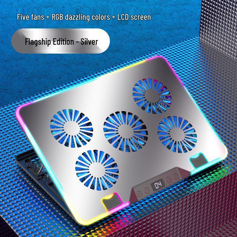 Ollymurs RGB Laptop Cooling Stand with Silent Fan
