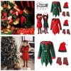 Süßes Kinder Weihnachtselfen Kostüm Für Weihnachten Festliche Outfits