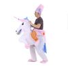 Disfraz Inflable Lindo para Adultos Traje Inflable Fiesta de Disfraces Halloween Disfraz Inflable de Pegaso Mono para Hombres Mujeres
