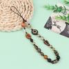Retro Chinese Style Bead Hand-Held Chain Wrist Short Hanging Rope Phone Case Car Keychain Bag Pendant For Women
