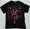 Unisex Shirt Cotton Oversize Large Size Vintage STAR WARS Darth Maul Big Face All Over Mega Print T Shirt 2000s M