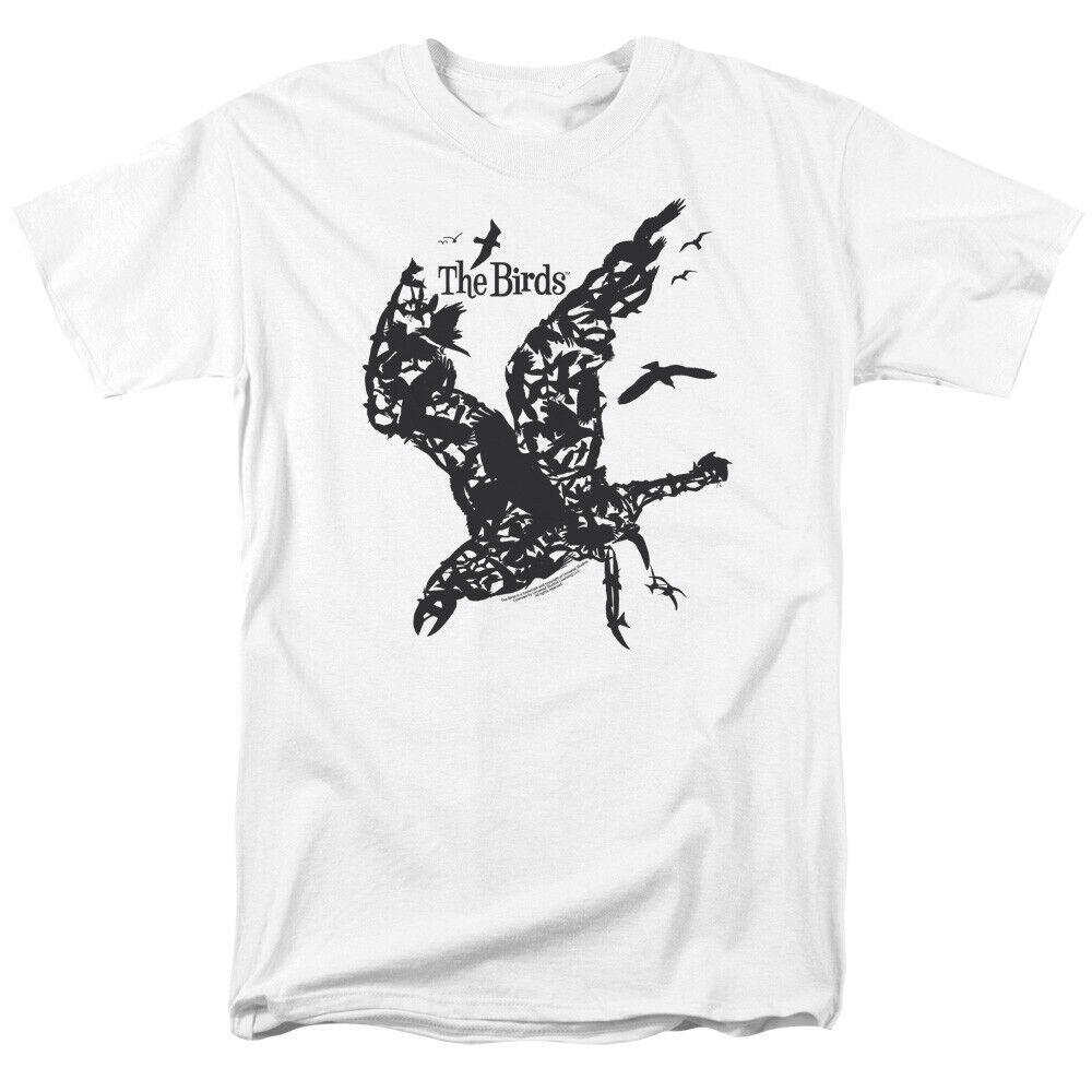 26 The Birds Title T Shirt Mens Licensed Classic Movie Tee Orson Welles White Unisex T-Shirt M