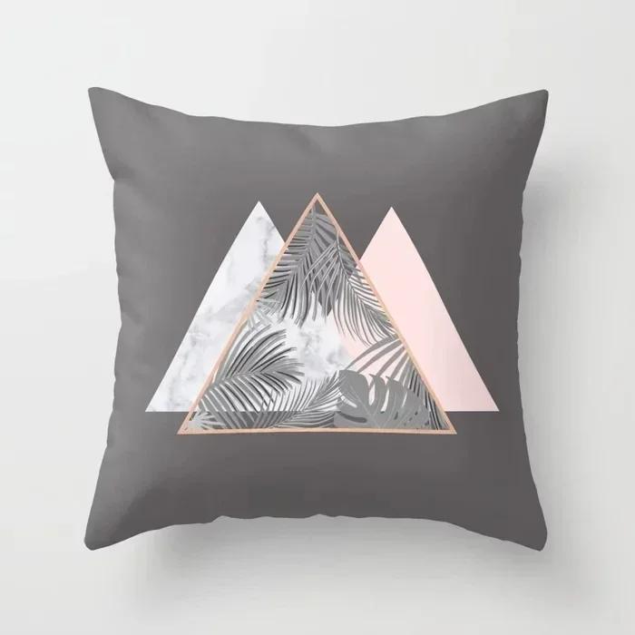 Black Throw Pillow Case Geometric Heart Letters Piano Fashion Girl Cushion Covers Home Sofa Chair Decorative Pillowcase 45X45Cm