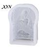 Candle Making Molds Jesus Silicone Mold, DIY Angel Buddha Skeleton Holy Family Mold Figurine Gypsum Cement Clay Epoxy Resin Casting Decoration