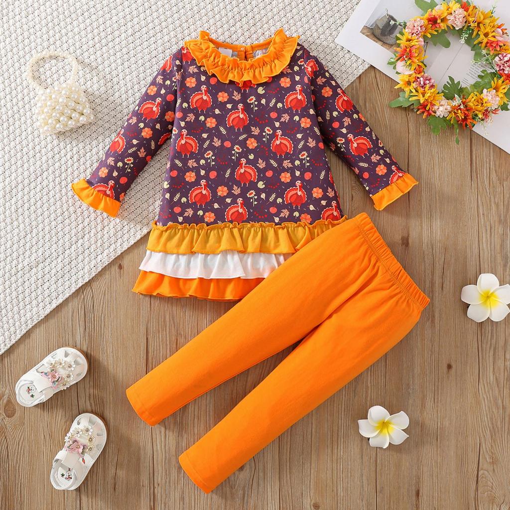 Kids' Long-Sleeve Top Set - Casual, Stylish & Versatile Children's Outfit