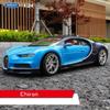 Welly 1/24 Bugatti Chiron Scale Diecast Vehicles High Simulation Model Car Metal Alloy Classic Toy Car For Kids Gift