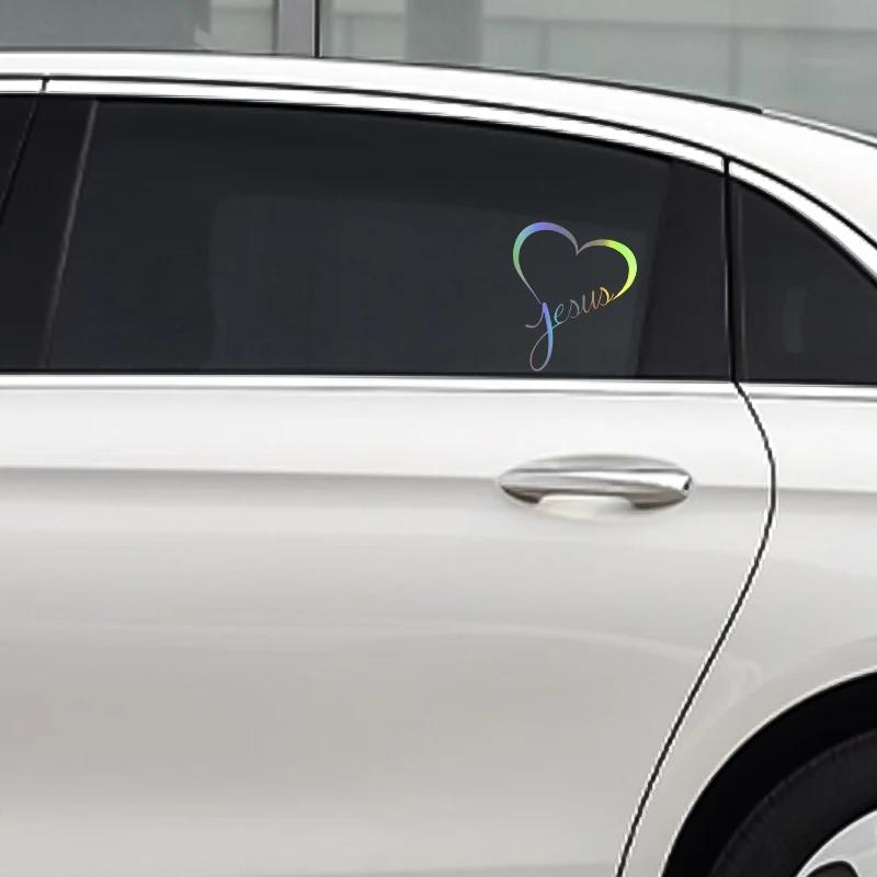 JESUS HEART Sticker On The Car Vinyl Decal Waterproof Decoration Car Stickers