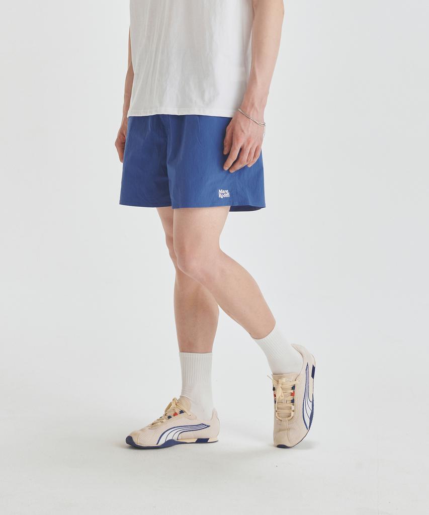 Malelum Basic Woven Shorts Blue (Built-In Inner Pants | Can Be Used As Swim Shorts)