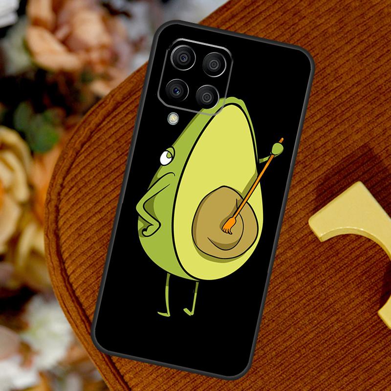 Funny Cartoon Avocado For Samsung Galaxy M14 M34 M54 M12 M32 M52 M53 M33 M13 M20 M15 M55 M31s M30s M21 M51 Case