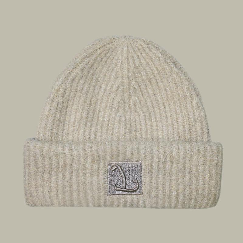 Wool hat big head circumference wool hat women's season 2025 new loose thick warm cold hat knitted men