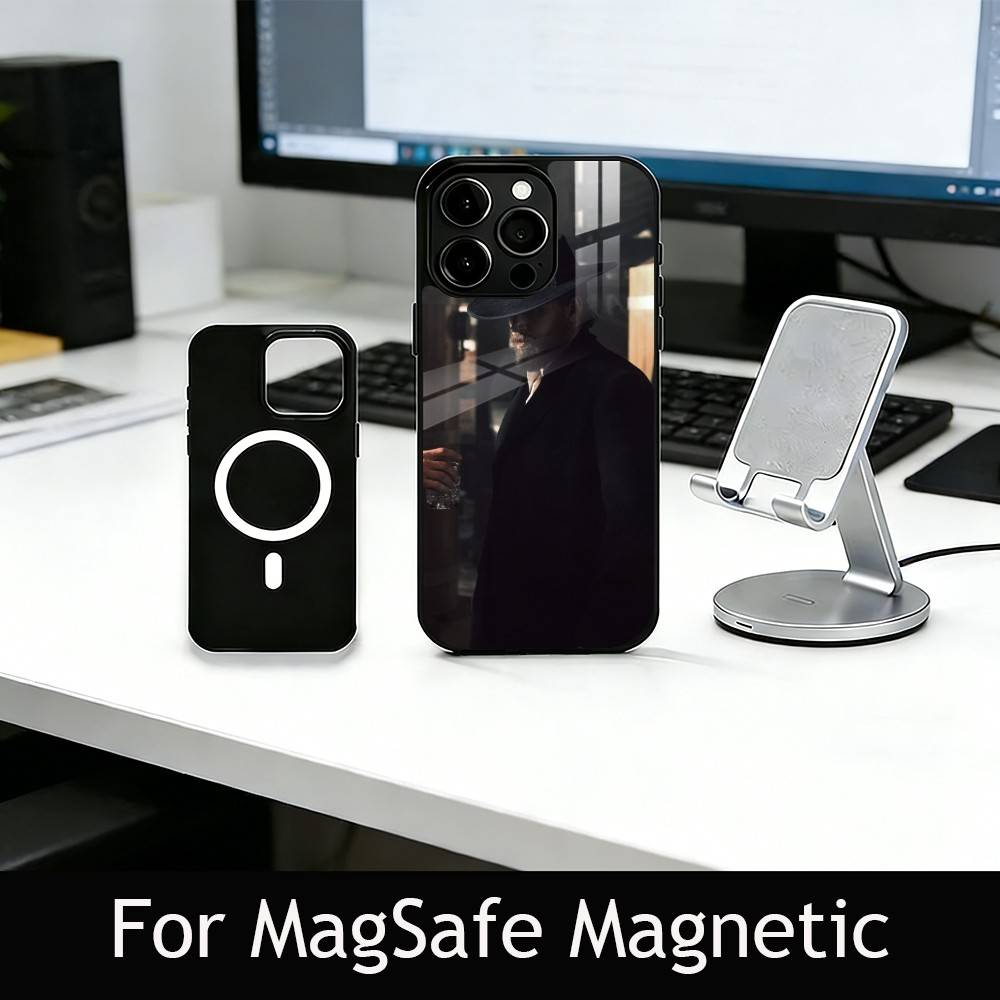 P-B-Alfie Solomons Phone Case For iPhone17,16,15,14,13,12,11 Plus,Pro Magnetic with Magsafe Wireless Charging