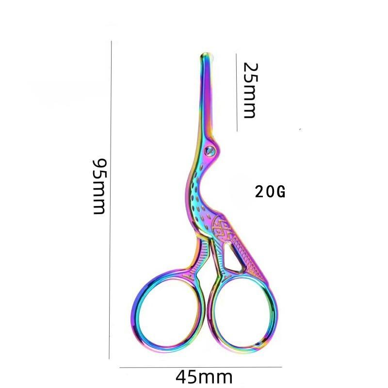 Facial Hair Scissors Rounded Professional Stainless Steel Mustache Nose Hair Beard Eyebrows Eyelashes Trimming Clippers