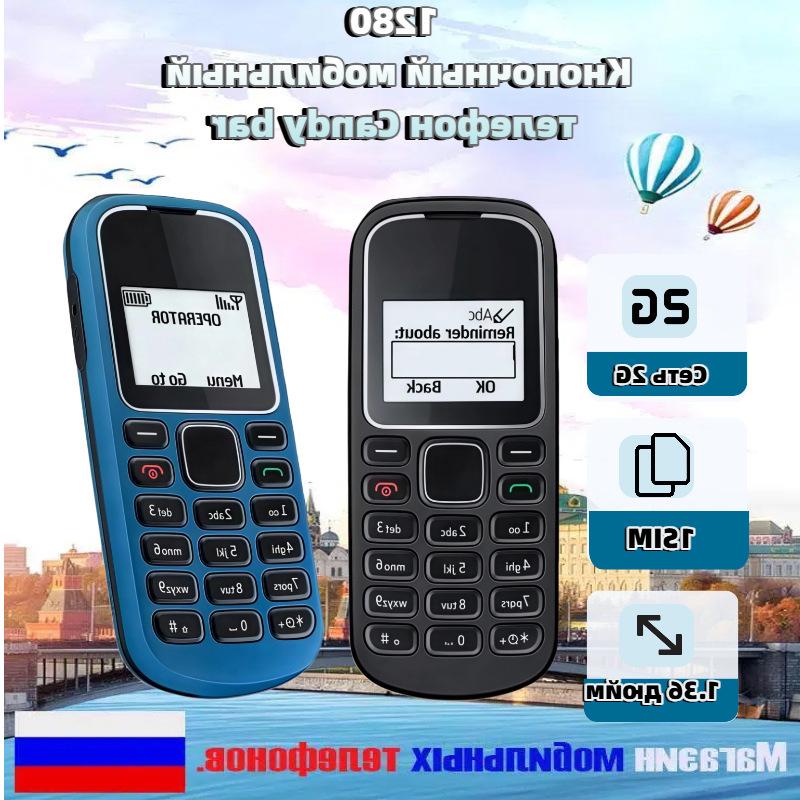 

Міжнародний GSM 2G Кнопковий телефон для літніх людей - Компактний, з великою кількістю кнопок, Резервний не-смартфон Dark Blue-English-2G