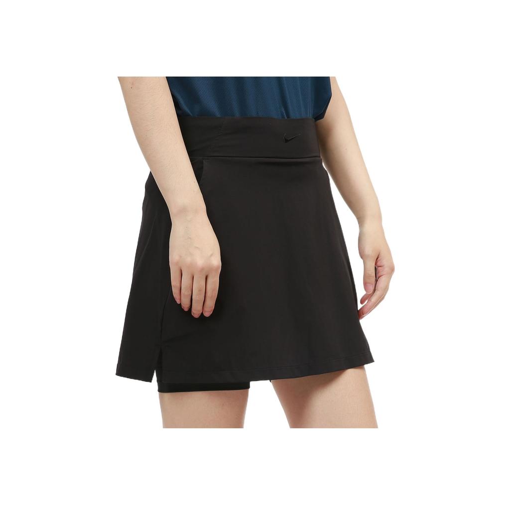 Nike Solid Breathable Athletic A-Line Comfortable Casual Skirt Women skirts Black DA0160-010