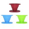 Collapsible Coffee Filter Funnel Heat Resistant Silicone Coffee Funnel Portable Coffee Brewing