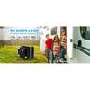 DaierTek RV Trailer Camper Entry Door Lock RV Door Lock Replacement Double Open Door With Deadbolt Computer Key Door Handle