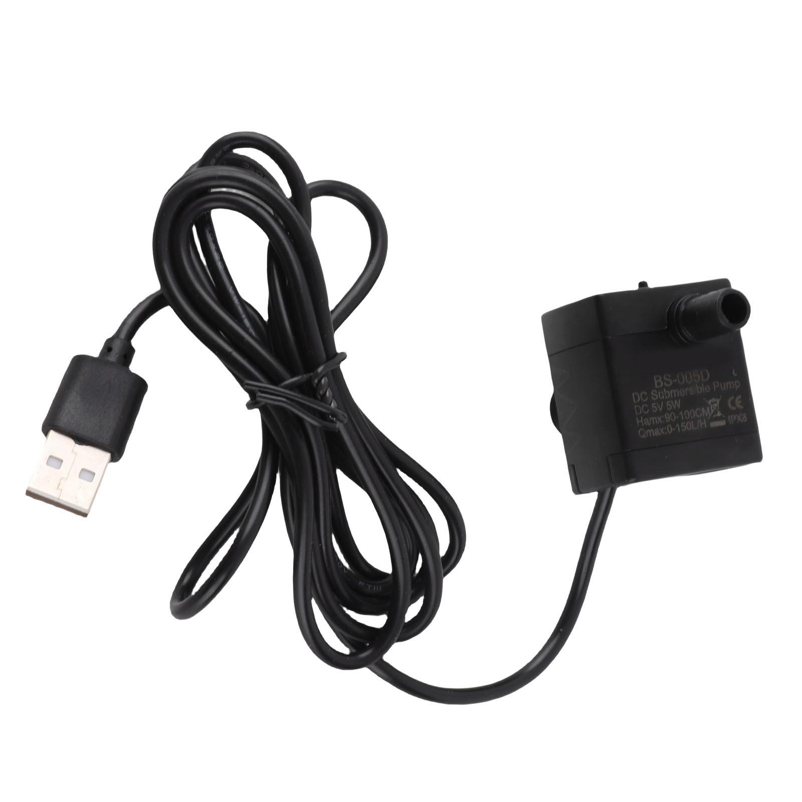 

5 В гидропоника крытый миниатюрный фонтан ландшафтный водяной насос кабель для прудовых аквариумов