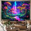 Glow-in-the-dark Mushroom Tapestry