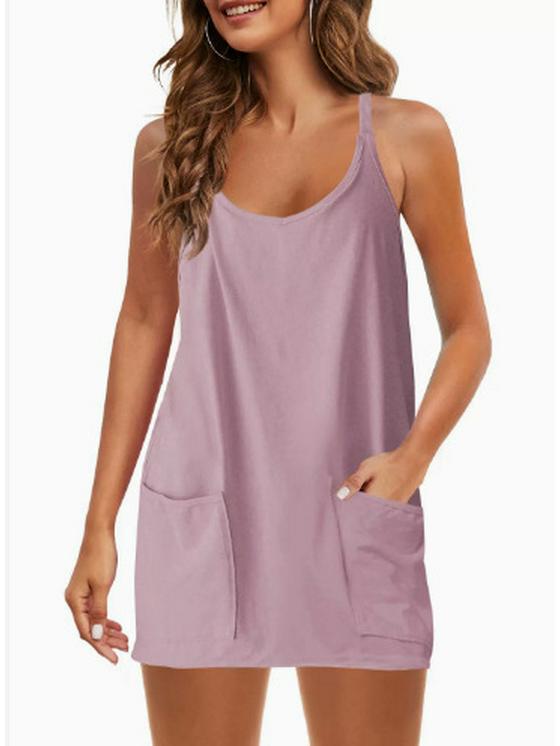 2025 Summer Women's Sleeveless Solid Romper Jumpsuit Casual Set