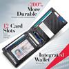 Anti-Theft Carbon Fiber Card Holder Minimalist Men Wallets Credit Card Holder  Business
