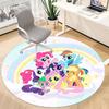 1pc My Little Pony Office Round Area Rug, Under Office Chairs Bedroom Living Room Home Decor  A1022163