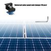 10Pcs Solar End Clamp Z Bracket Wide Photovoltaic Mounting Bracket Adjustable Solar Panel Mounting Bracket Clamp