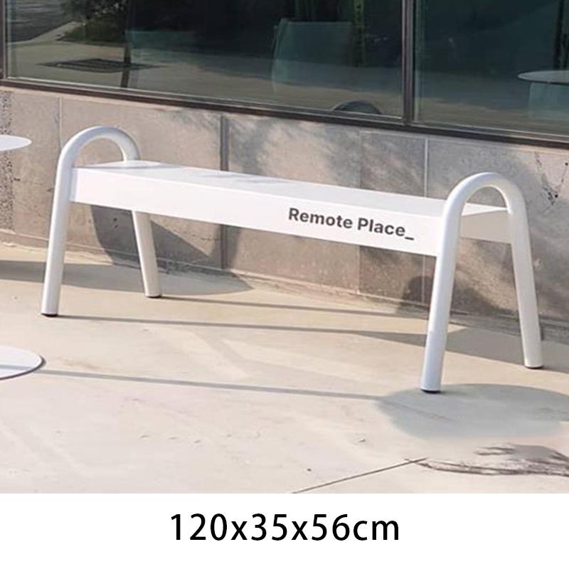 Metal Footrest Aesthetic Modern Footstool Low Design Bench Chair Ground Outdoor Furniture Stools Living Room Garden Decorative