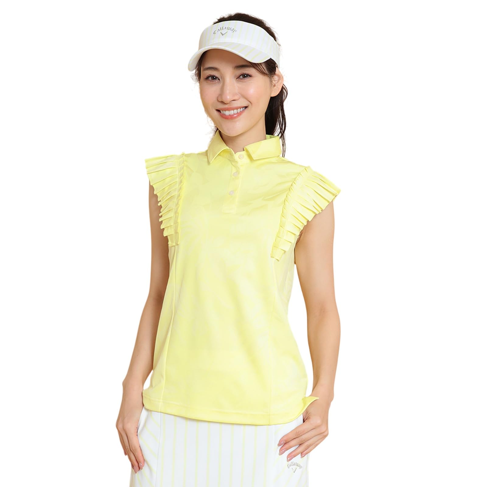 

Callaway Женская футболка-поло без рукавов с цветочным принтом для гольфа C25134210 LL (Влагоотводящий, Быстросохнущий, Принт) / / 1061_Желтый