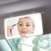 HD LED Car Makeup Mirror Car Visor Mount Fill Light Mirror New Makeup Mirror  Vehicle Interior