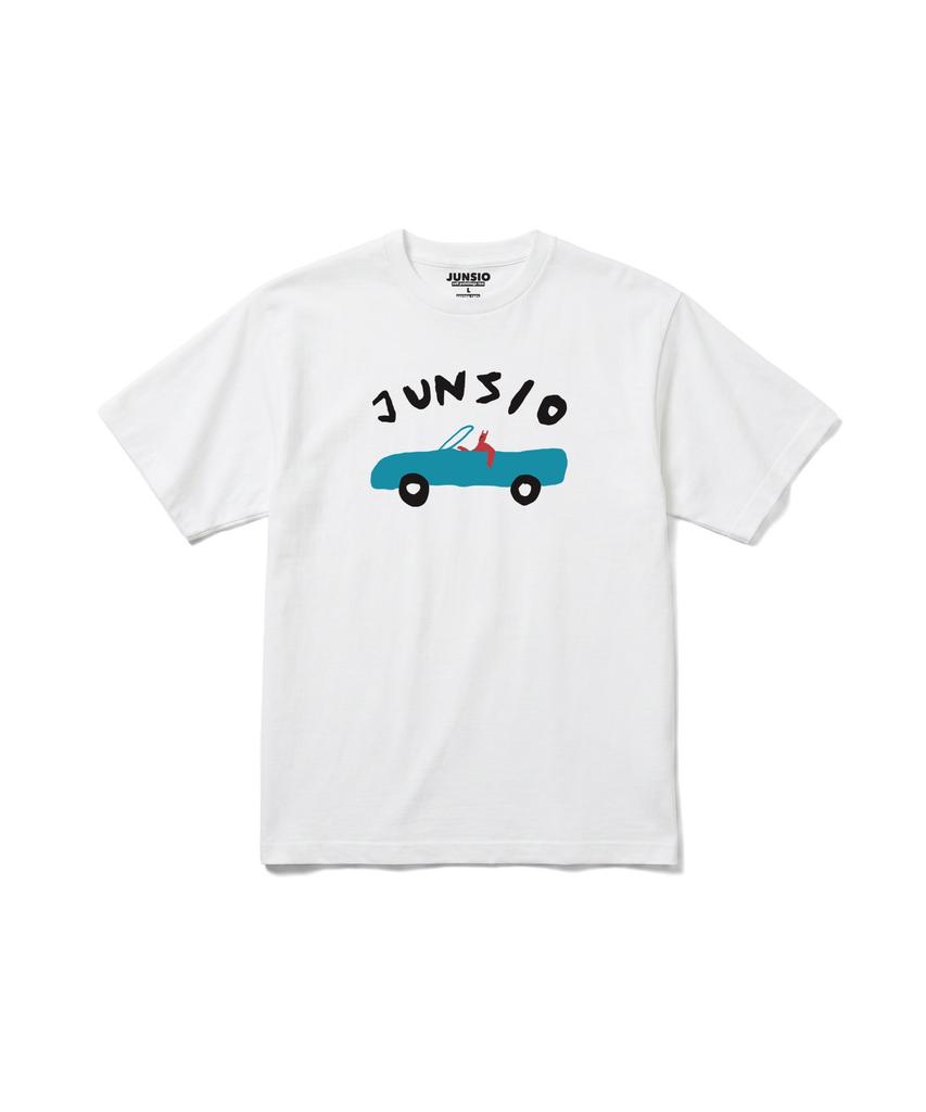 Junsio White Car T-Shirt