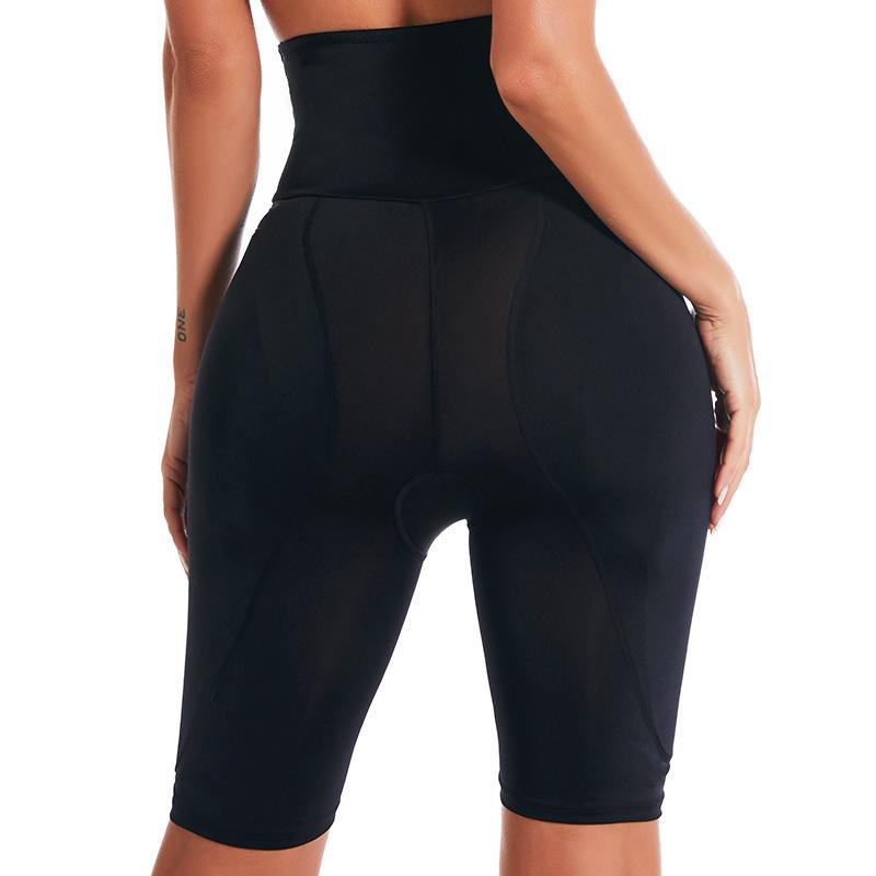 Plus Size High-Waisted Tummy Control & Hip-Enhancing Shaper Shorts with Padded Lifting Effect