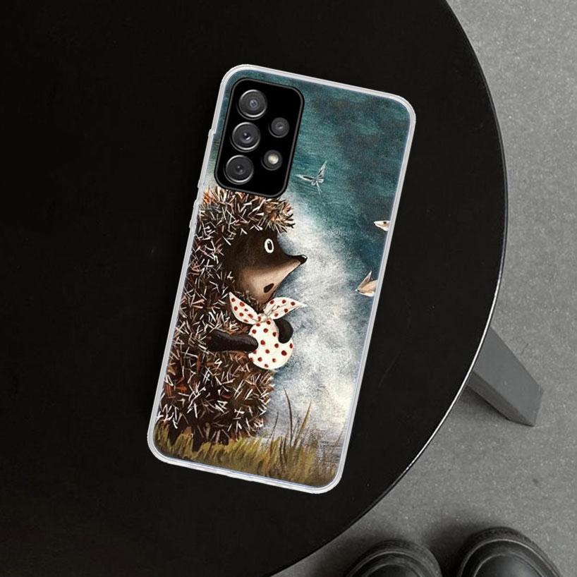 Hedgehog in the Fog Phone Case for Samsung Galaxy A17 A16 A26 A36 A56 A57 A37 A15 A25 A35 A55 A14 A24 A34 A54 A13 A23 A33 A53 Ga