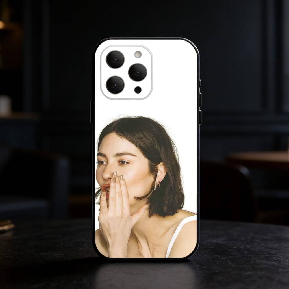G-Gracie abrams Phone Case For iPhone 17,16,15,14,13,12,11 Plus,Pro Max,SE4Soft Silicone Black Cover