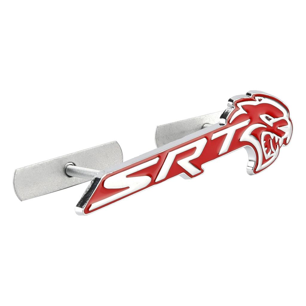 Front Grille SRT Hellcat Emblem Badge for Charger Challenger SRT Chrome